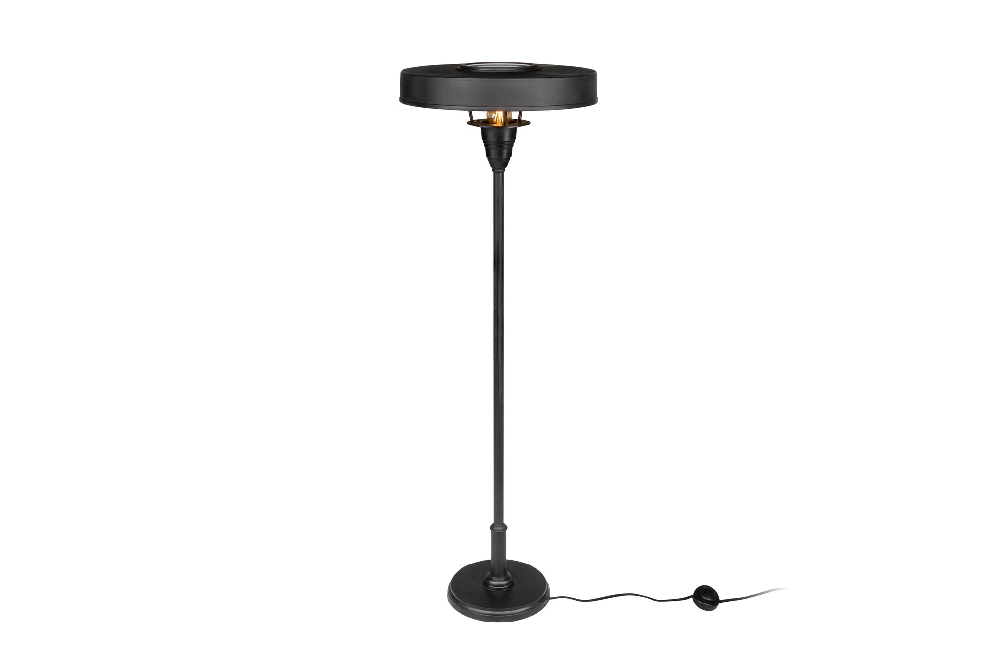Vloerlamp Auriol van Versmissen in messing met antique black finish