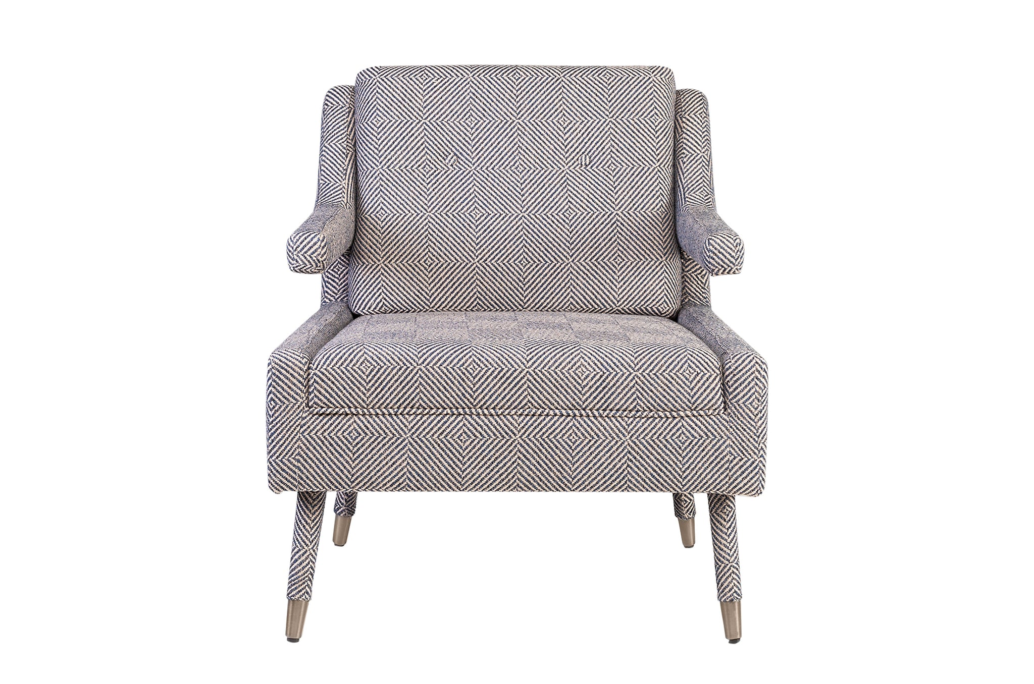 Fauteuil Balham in Kaleido 5 met grafisch geweven patroon