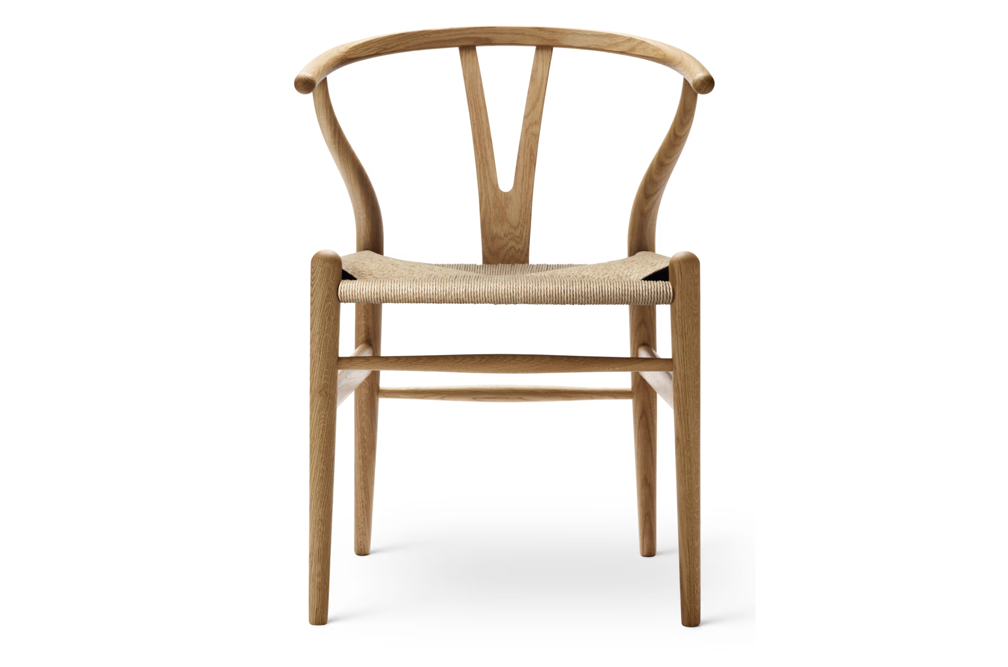 CH24 Wishbone stoel in geolied eiken met natural papercord