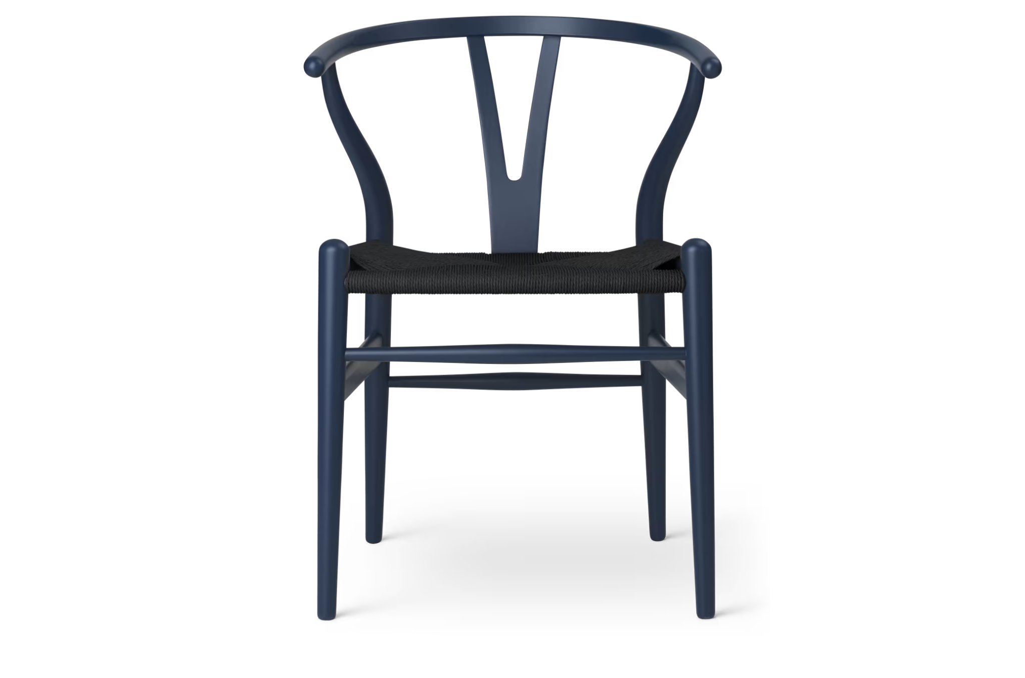 Iconische Deense designstoel CH24 in Soft Blue