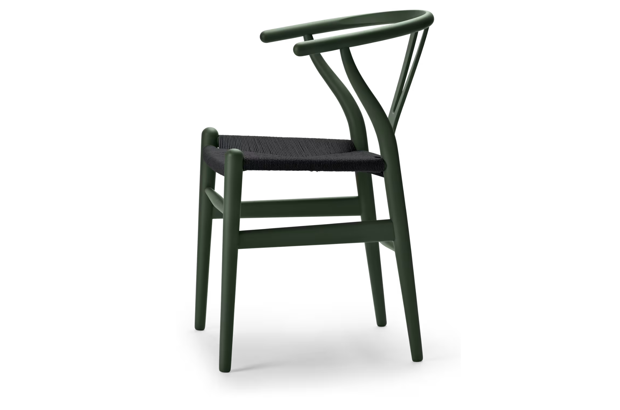 Iconische Deense designstoel CH24 in Soft Green