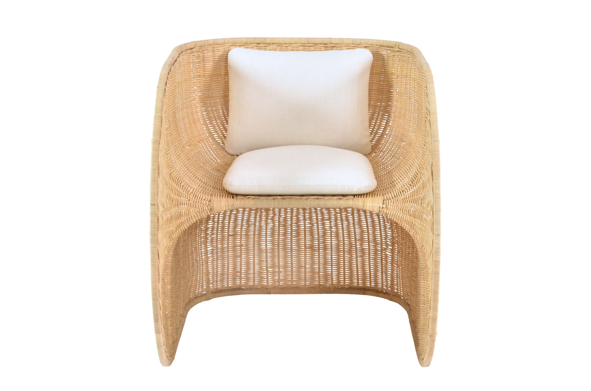 Design stoel Fole – handgevlochten rotan met natuurlijke uitstraling