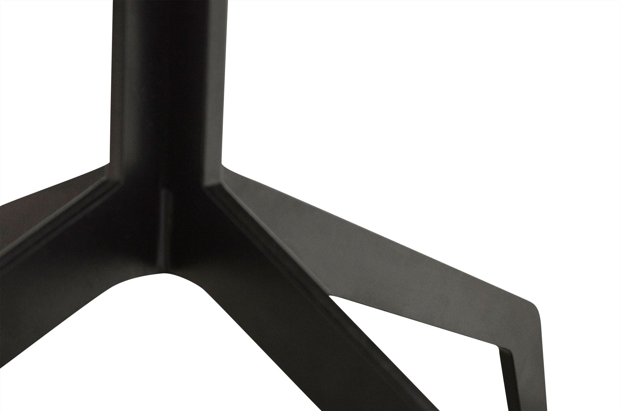 Moderne salontafel Razor met diepzwart marmeren bovenblad