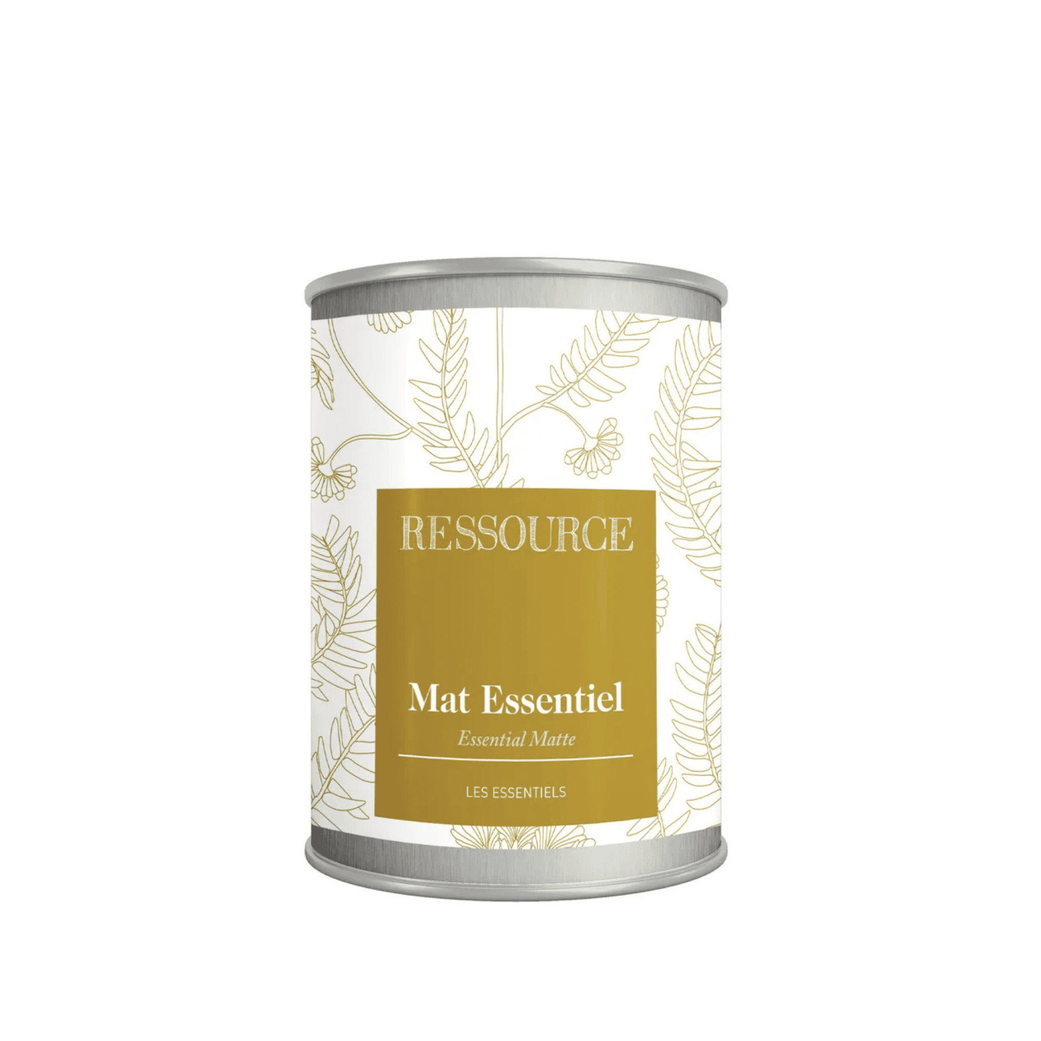 Ressource Mat Essentiel – hoogwaardige matte muurverf met fluweelzachte afwerking voor droge binnenruimtes.