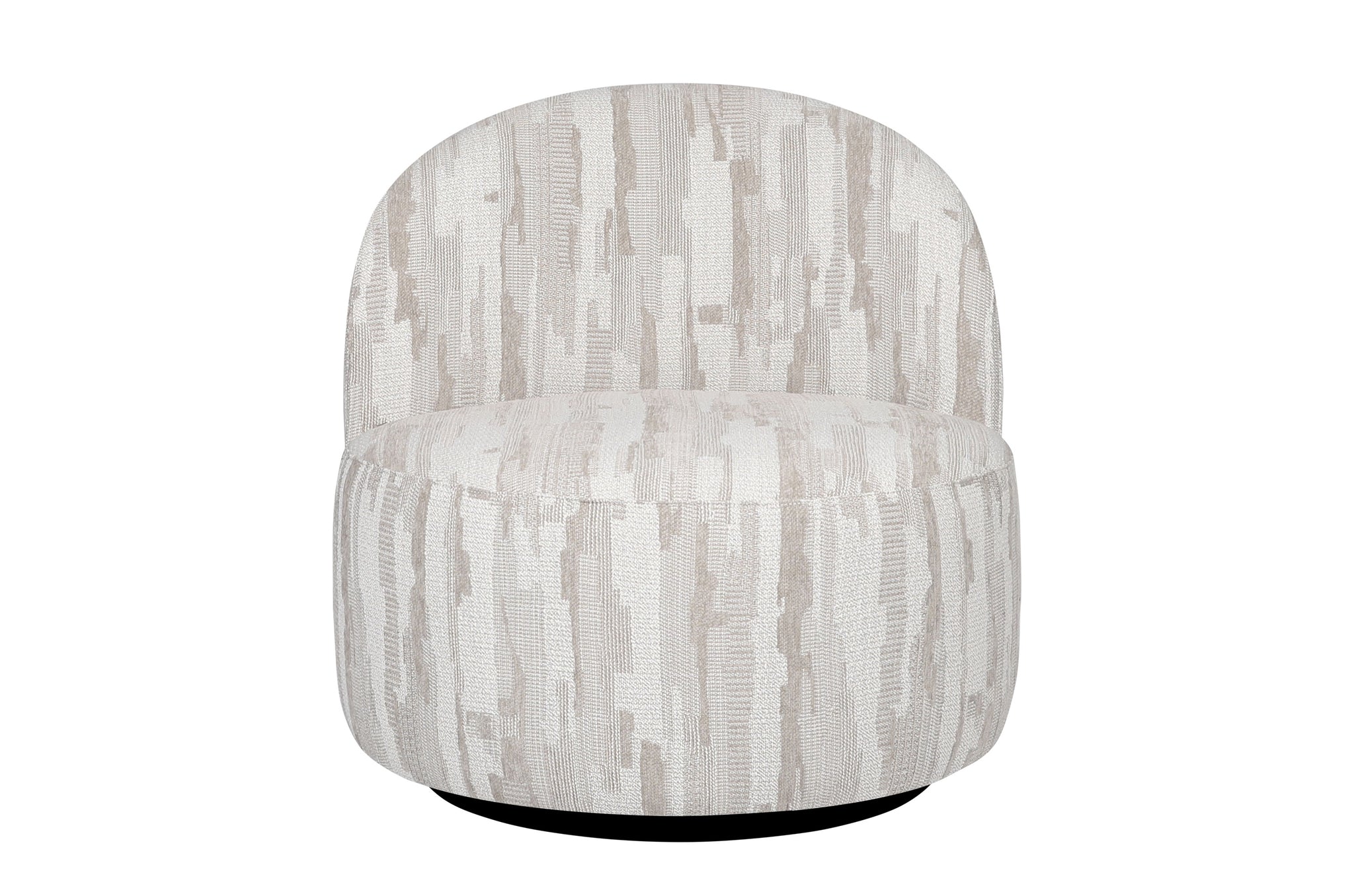 Fauteuil Rodeo Swivel in Scape Sand met ronde zitting en draaifunctie