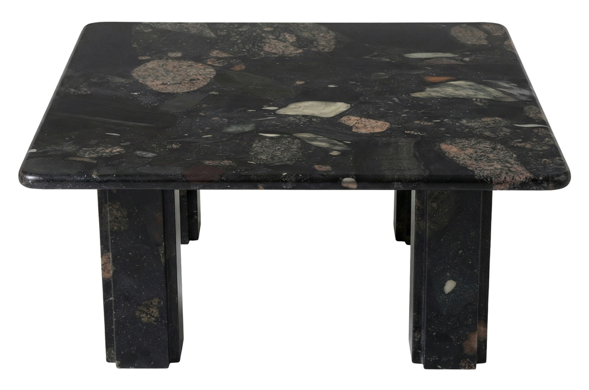 Norvigo marmeren salontafel van 70 × 70 cm