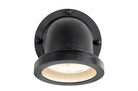 Detail van wandlamp Auckland met compacte vorm en matte glasplaat