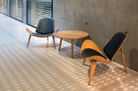 Iconische Shell fauteuil van Hans J. Wegner met leren bekleding