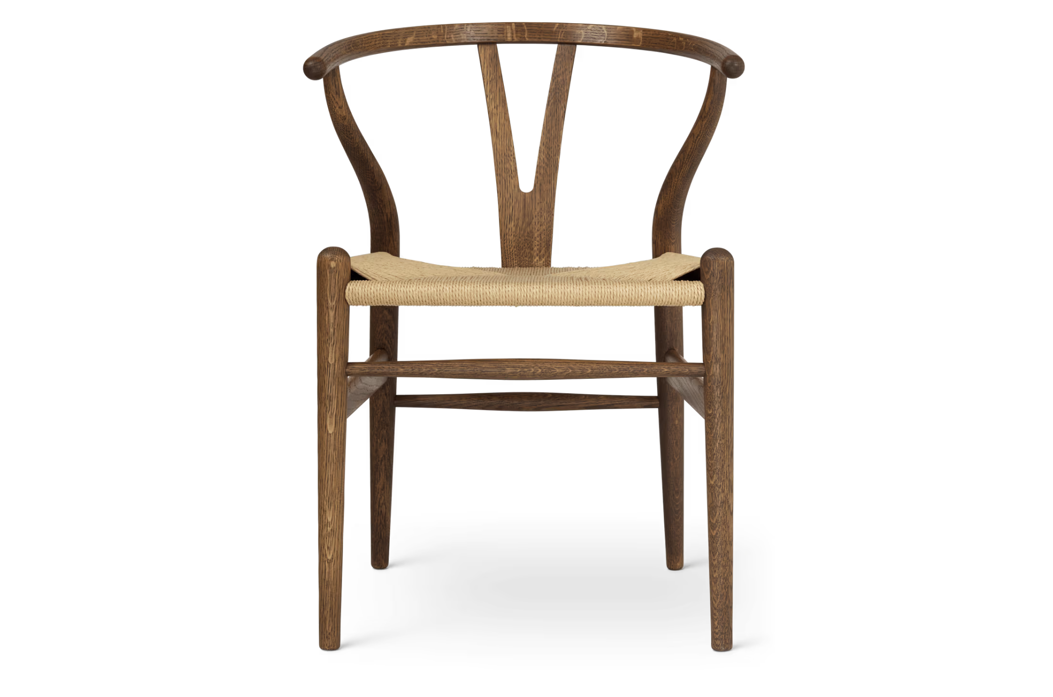 CH24 Wishbone stoel in gerookt geolied eiken met natural papercord