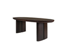 Ovale eettafel Durban van Versmissen in smoked eucalyptus fineer