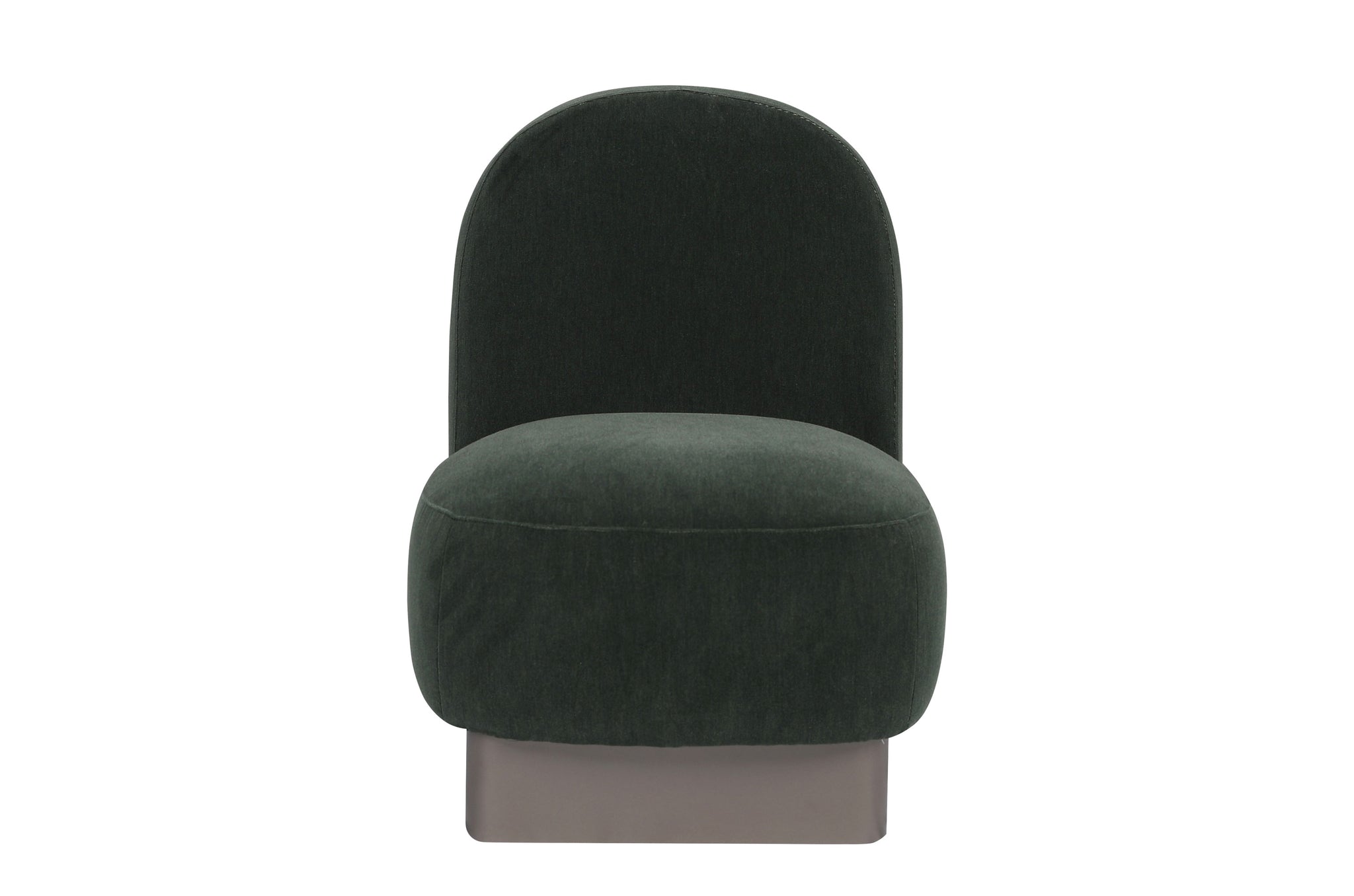Compacte fauteuil Gabriel in Merino-uitvoering met moderne stalen voet