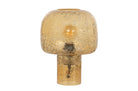 Tafellamp Mushroom Amber van Versmissen in mondgeblazen vulkanisch glas