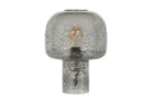 Tafellamp Mushroom Smoked Grey van Versmissen in mondgeblazen vulkanisch glas