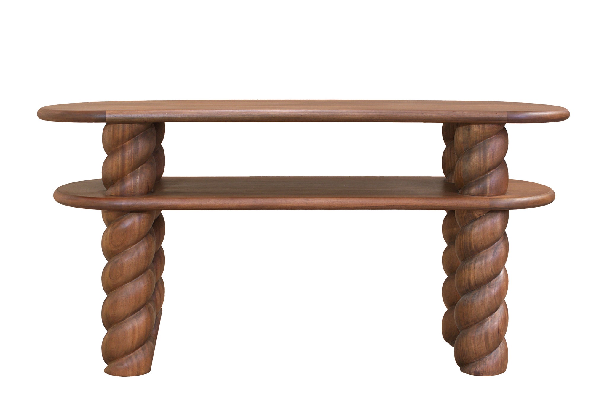 Nami consoletafel van Versmissen in mahoniehout light roasted coffee