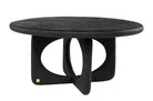 Salontafel Neo in off-black met sculpturale basis