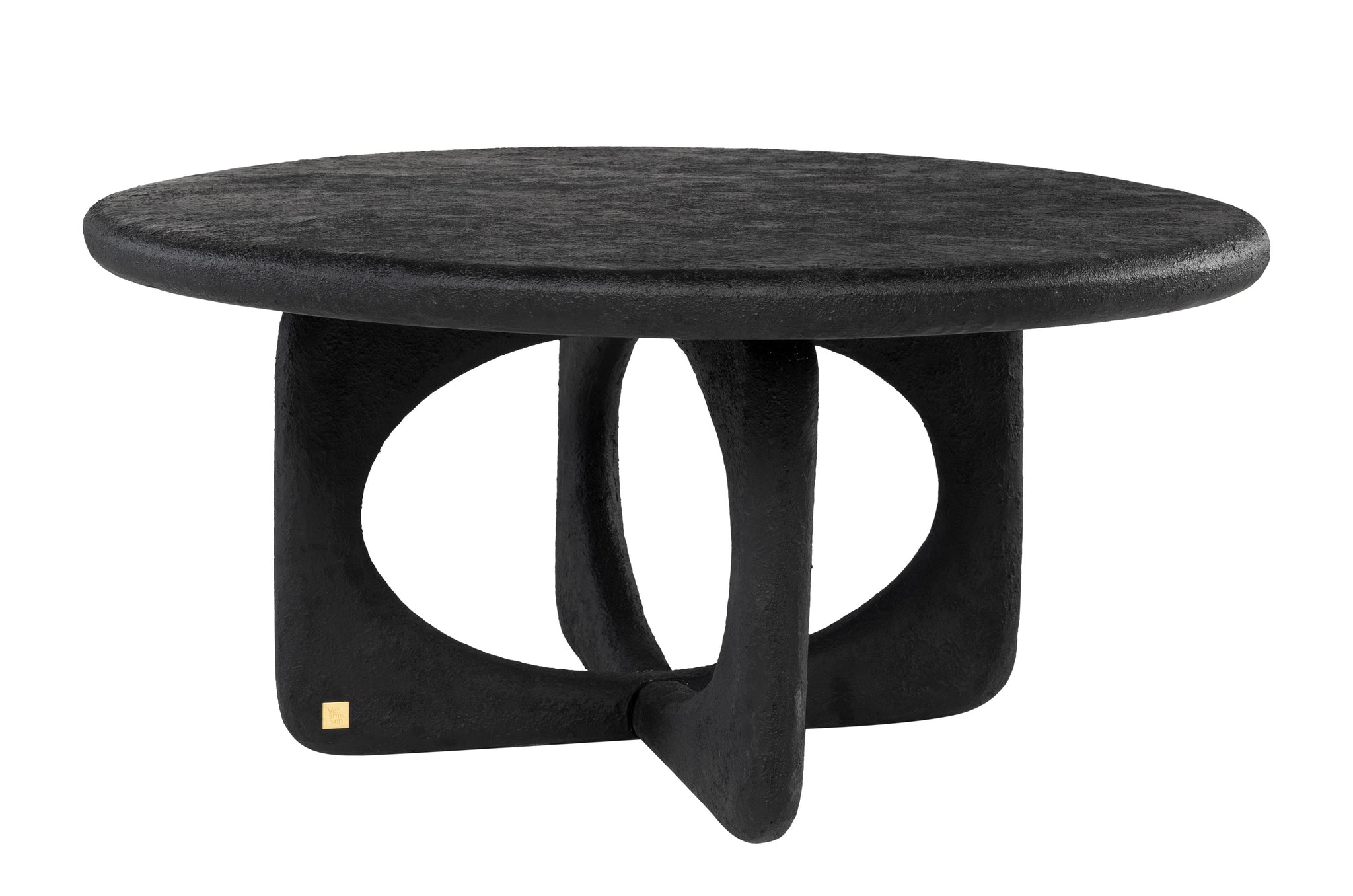 Salontafel Neo in off-black met sculpturale basis