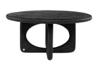 Ronde off-black design salontafel van GRP