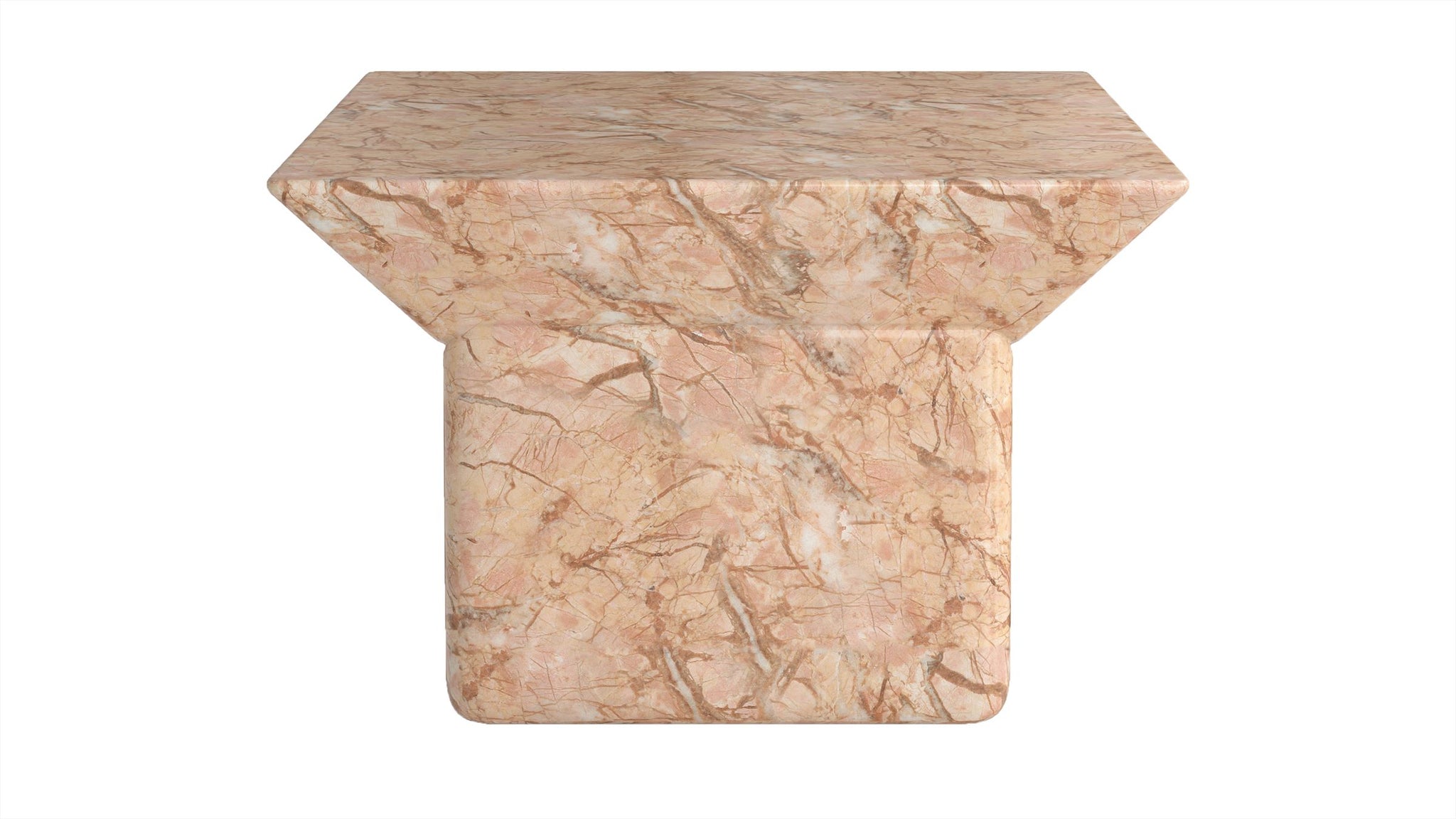 Forest marmerlook design salontafel met drie ronde poten