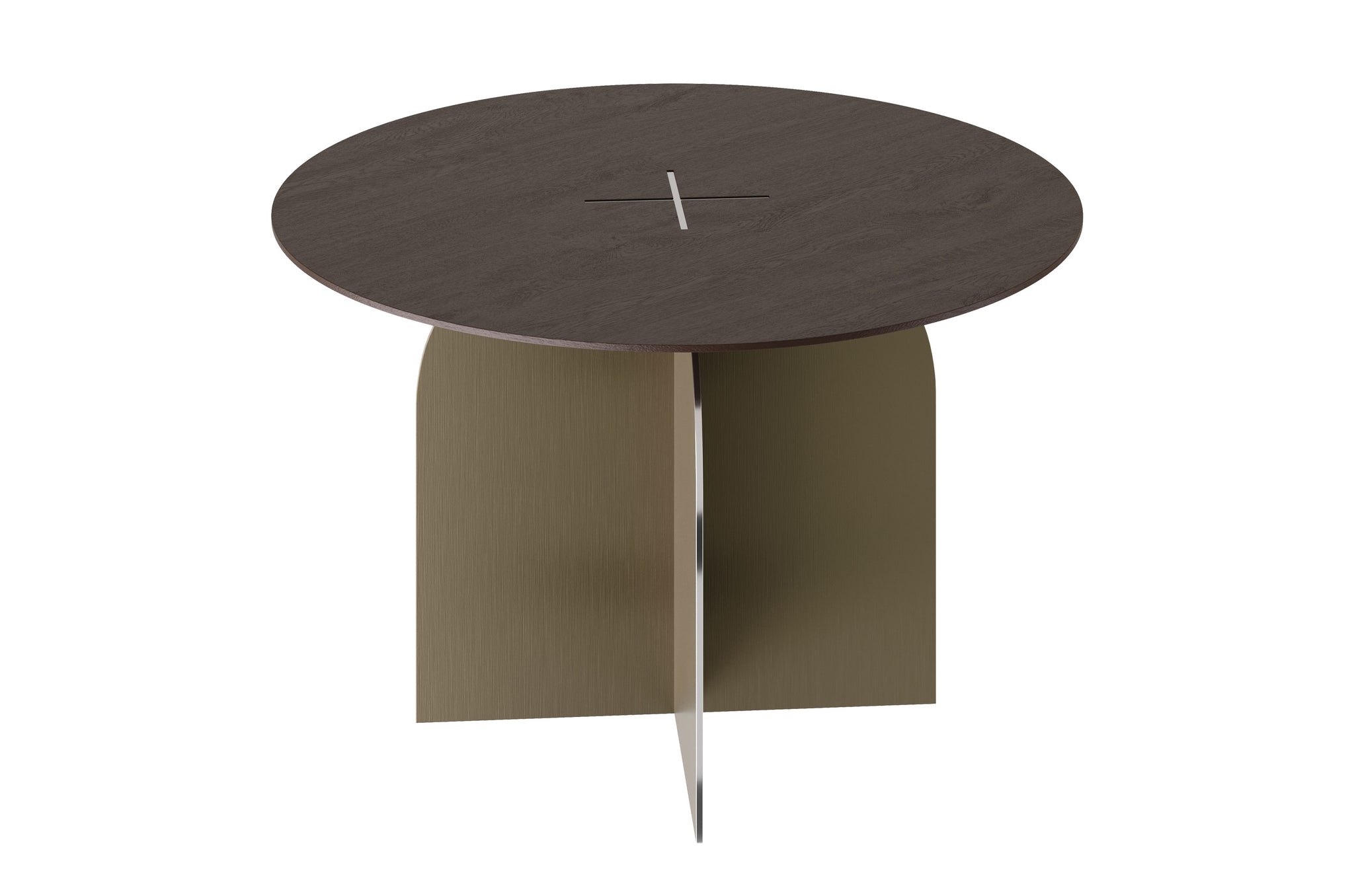 Salontafel Ray met geborsteld bronzen frame