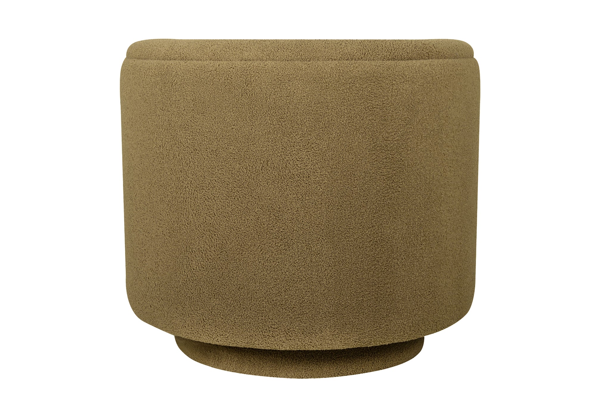 Comfortabele ronde swivel stoel in Knot Forest-stof
