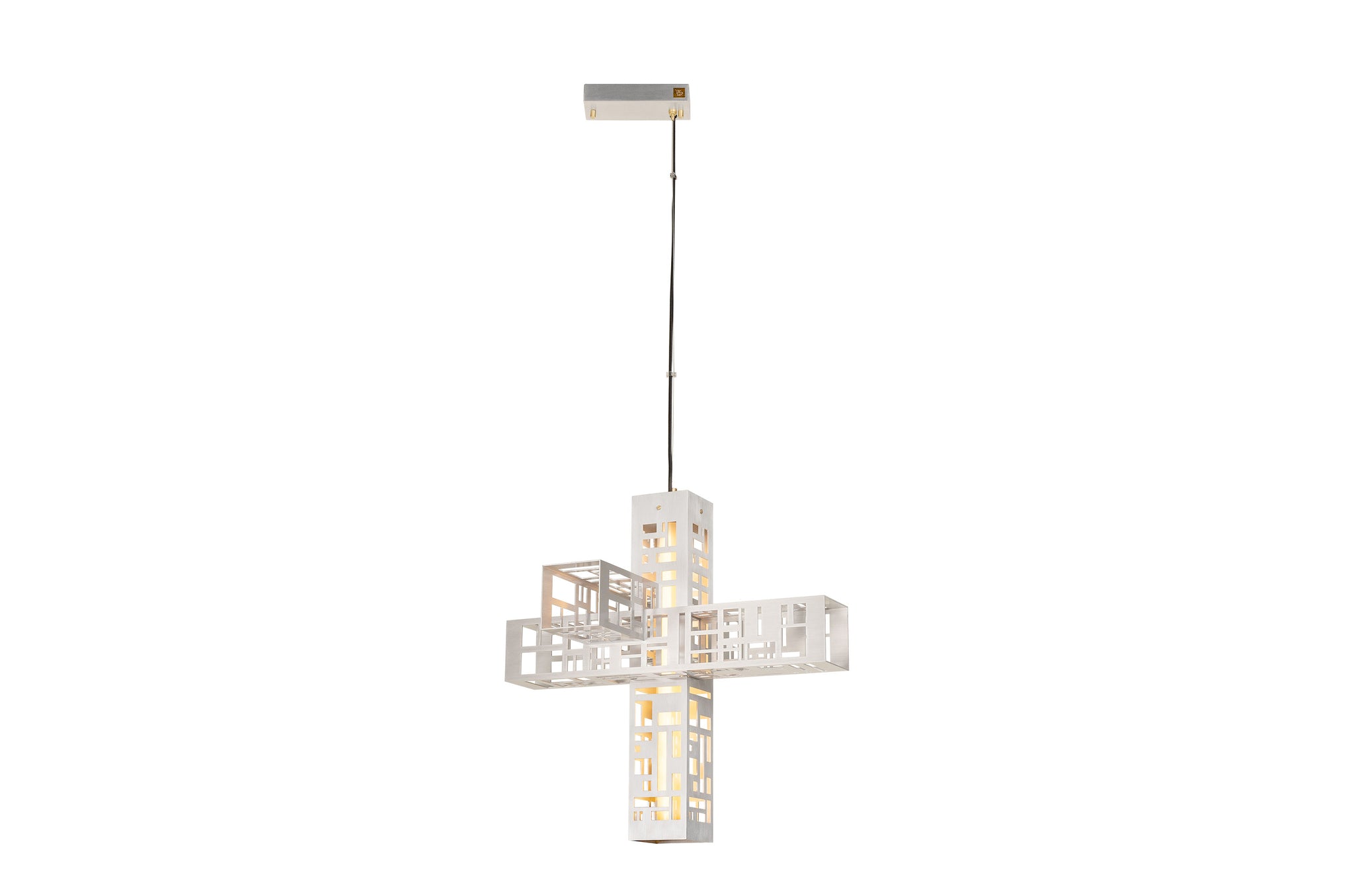 Hanglamp Sky Fi Pendant van Versmissen in aluminium met geometrisch design